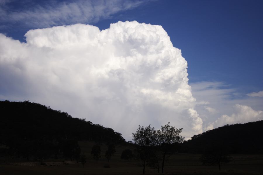 thunderstorm cumulonimbus_incus : near Ilford, NSW   3 February 2007