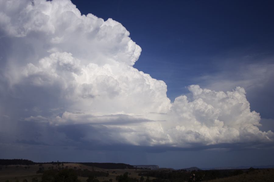 thunderstorm cumulonimbus_incus : S of Cherry Tree Hill, NSW   3 February 2007