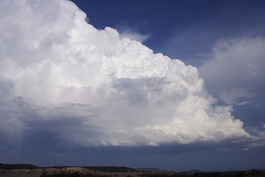 cumulonimbus thunderstorm_base : S of Cherry Tree Hill, NSW   3 February 2007