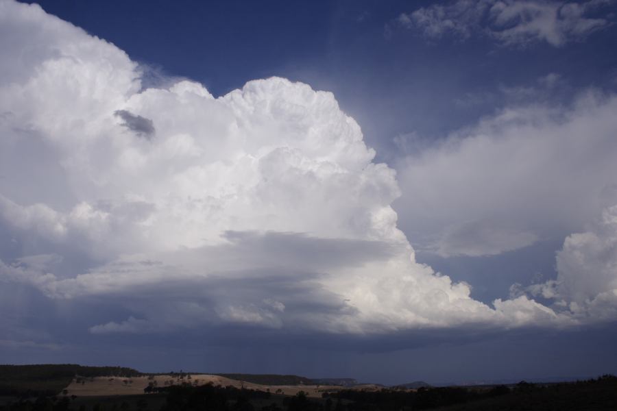 cumulonimbus thunderstorm_base : S of Cherry Tree Hill, NSW   3 February 2007