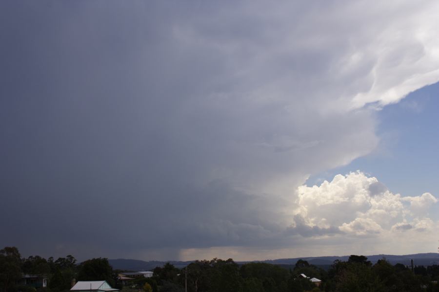 anvil thunderstorm_anvils : near Lithgow, NSW   7 February 2007