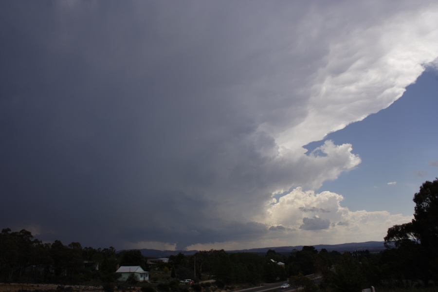 cumulonimbus supercell_thunderstorm : near Lithgow, NSW   7 February 2007