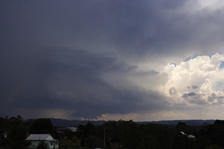 cumulonimbus supercell_thunderstorm : near Lithgow, NSW   7 February 2007