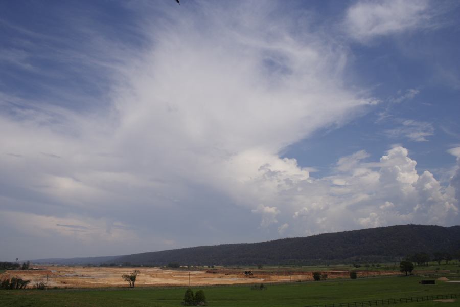 anvil thunderstorm_anvils : Castlereagh, NSW   24 February 2007