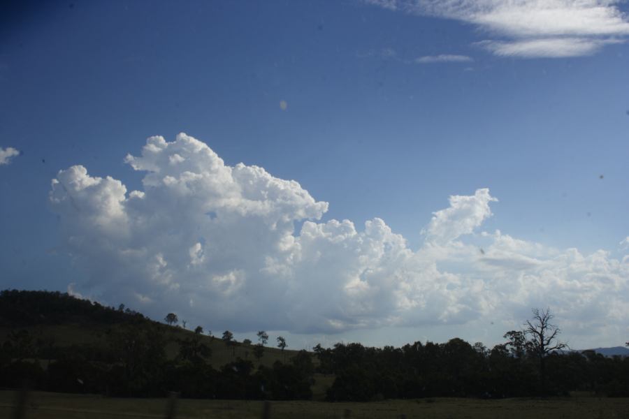 cumulus congestus : Dungog, NSW   4 March 2007