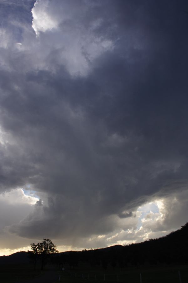 updraft thunderstorm_updrafts : near Bulga, NSW   4 March 2007