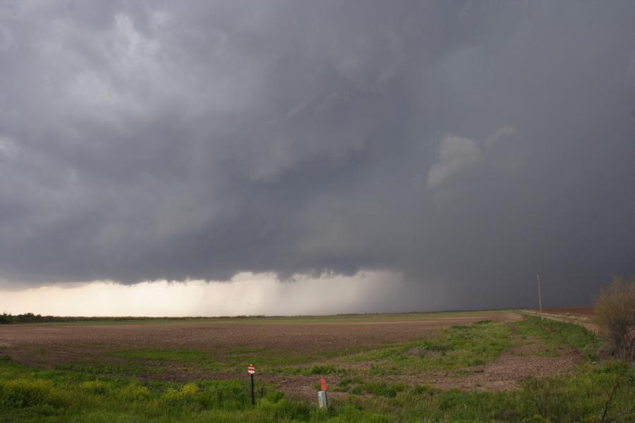 wallcloud thunderstorm_wall_cloud : SW of Seymour, Texas, USA   13 April 2007