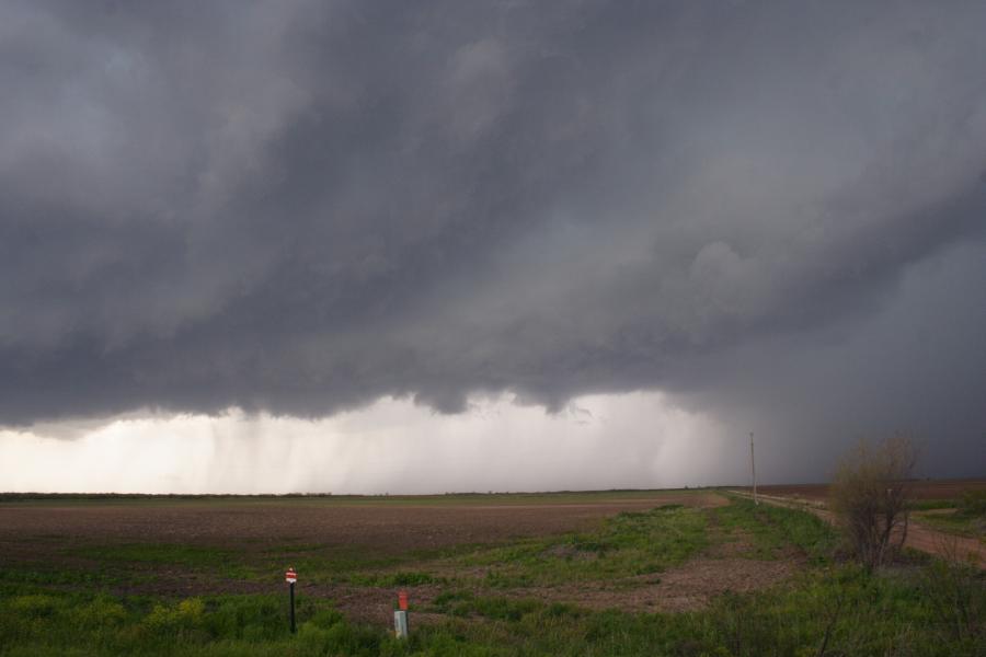 wallcloud thunderstorm_wall_cloud : SW of Seymour, Texas, USA   13 April 2007