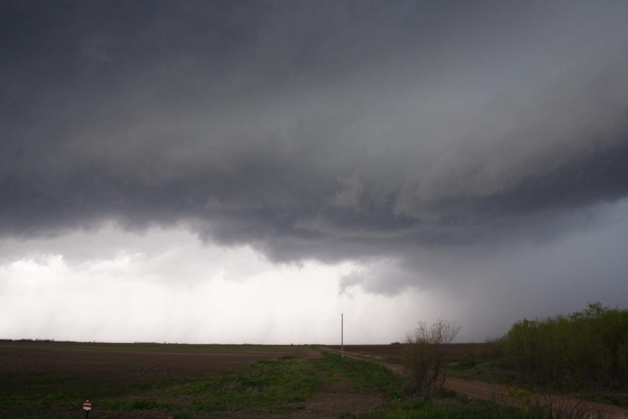 wallcloud thunderstorm_wall_cloud : SW of Seymour, Texas, USA   13 April 2007