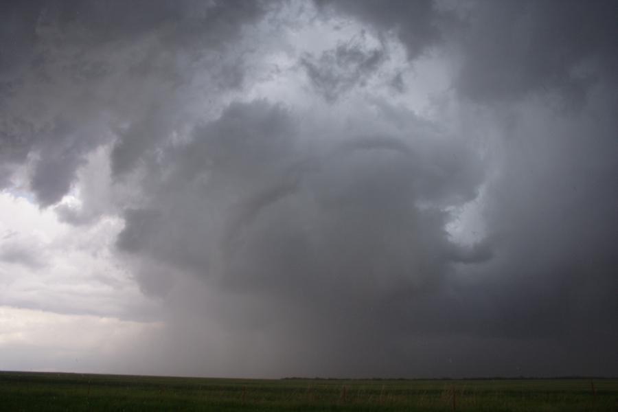 cumulonimbus supercell_thunderstorm : SW of Seymour, Texas, USA   13 April 2007