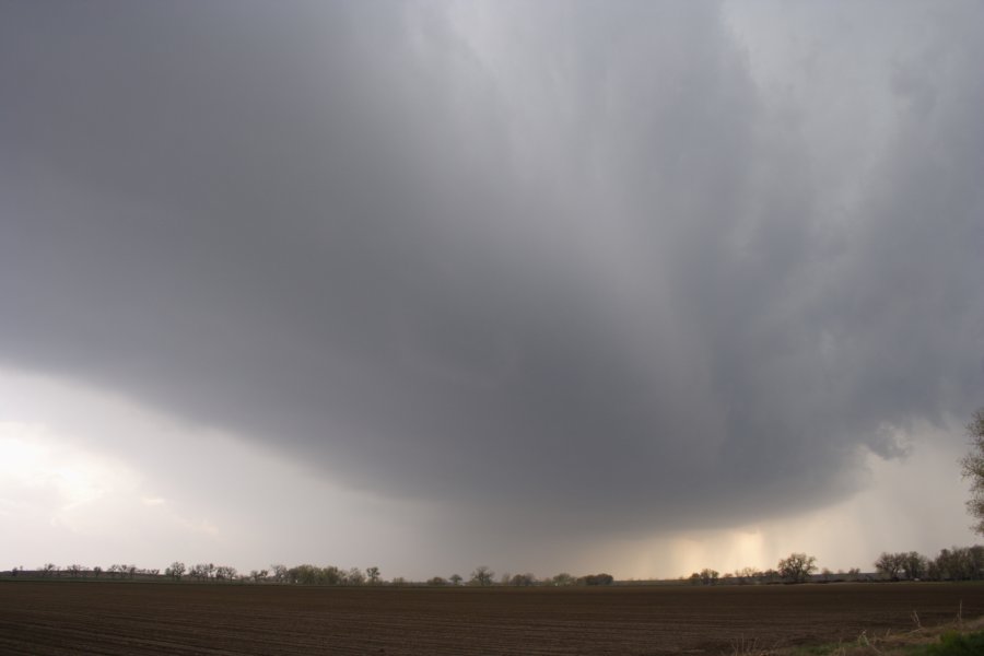 cumulonimbus thunderstorm_base : Granada, Colorado, USA   21 April 2007