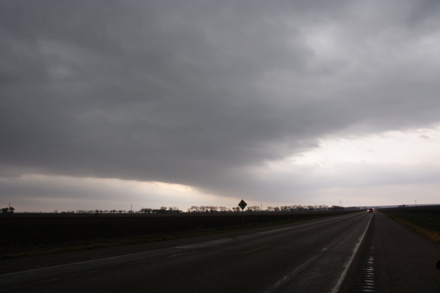 cumulonimbus thunderstorm_base : Granada, Colorado, USA   21 April 2007