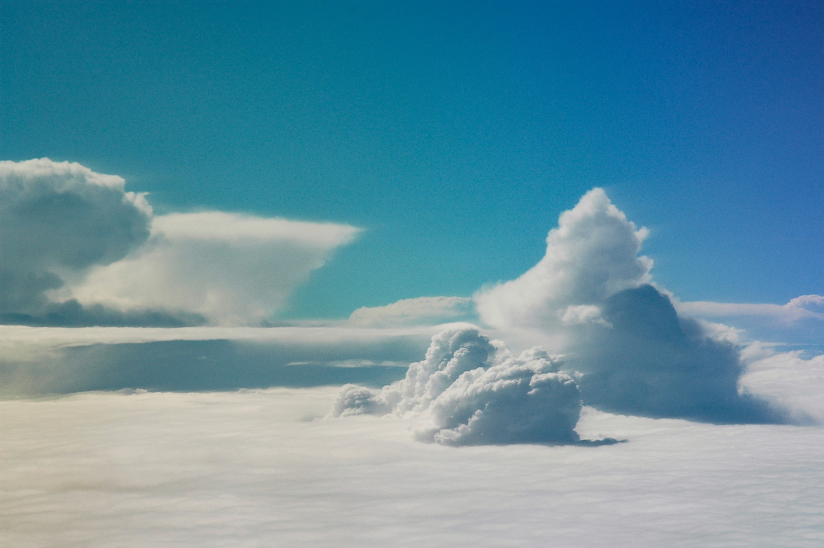 thunderstorm cumulonimbus_calvus : Sydney to Ballina, NSW   22 April 2007