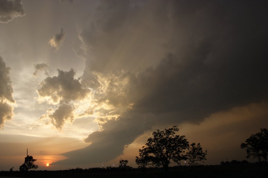 sunset sunset_pictures : E of Woodward, Oklahoma, USA   4 May 2007