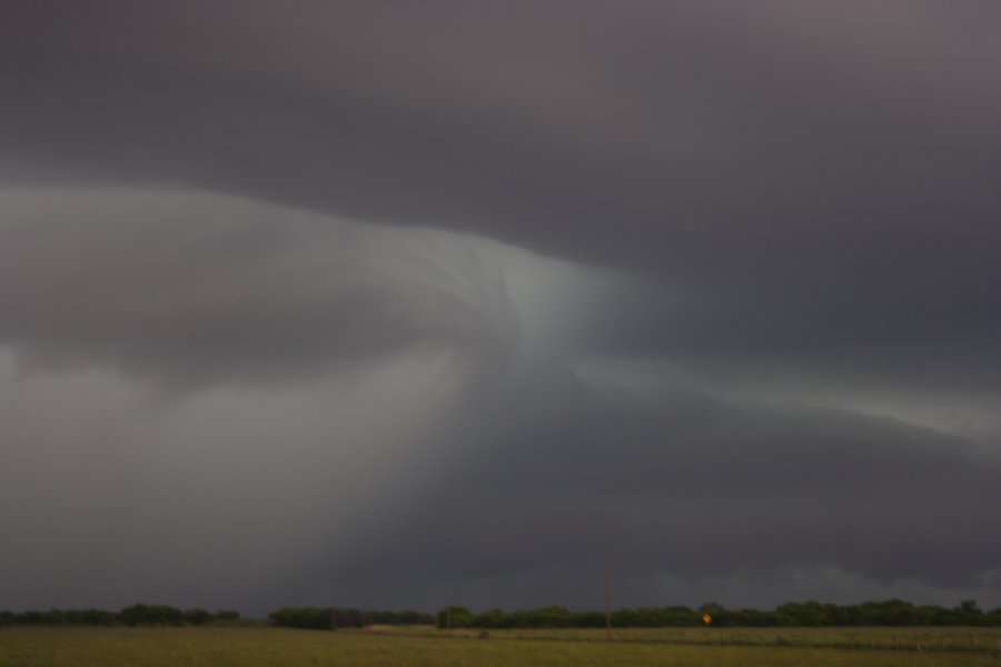 wallcloud thunderstorm_wall_cloud : E of Seymour, Texas, USA   8 May 2007