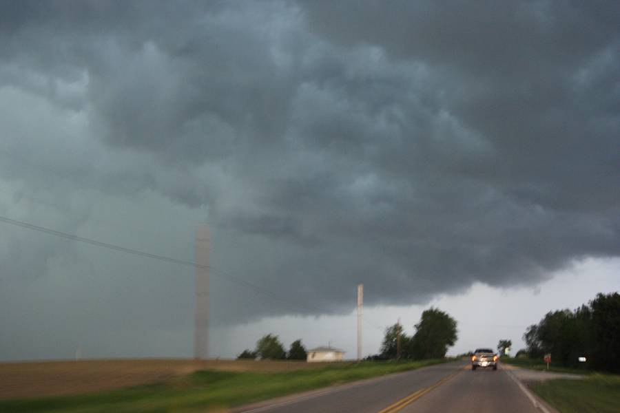 shelfcloud shelf_cloud : NW of Lincoln, Nebraska, USA   14 May 2007