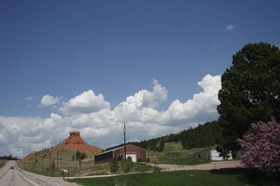 cumulus congestus : N of Newcastle, Wyoming, USA   18 May 2007