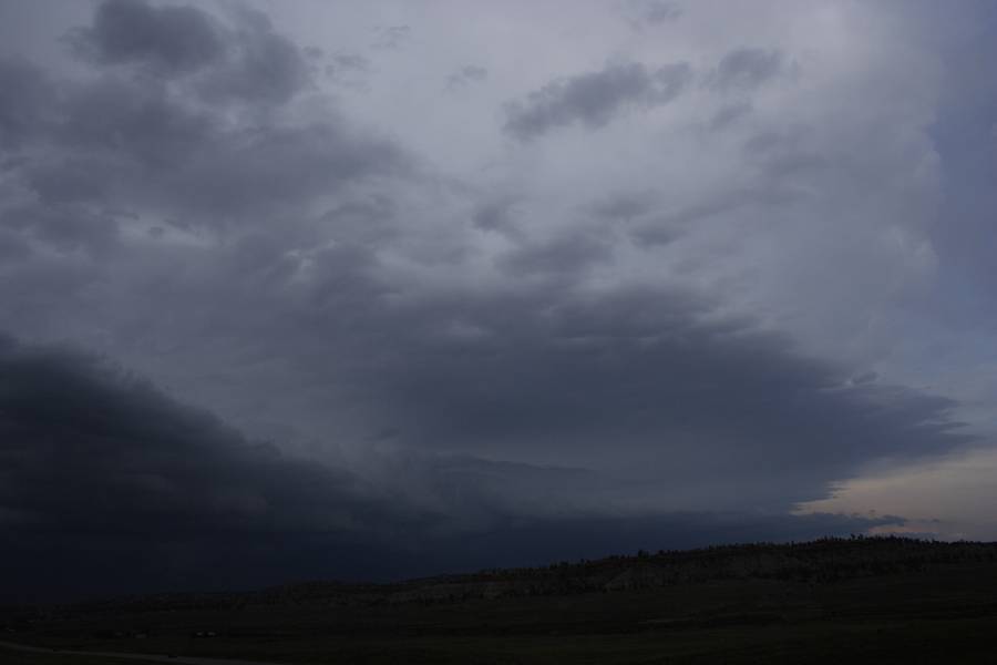 shelfcloud shelf_cloud : S of Roundup, Montana, USA   19 May 2007