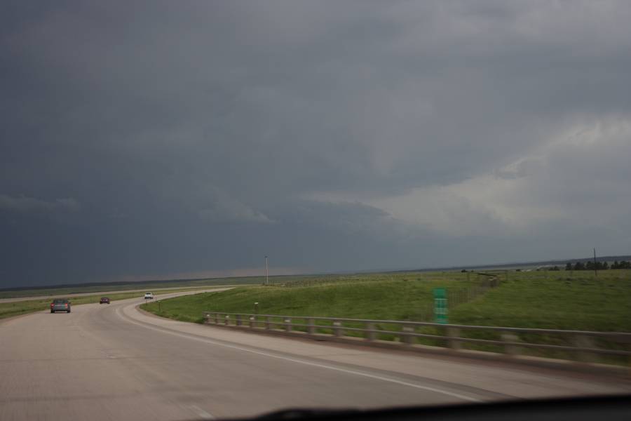 shelfcloud shelf_cloud : E of Moorcroft, Wyoming, USA   20 May 2007