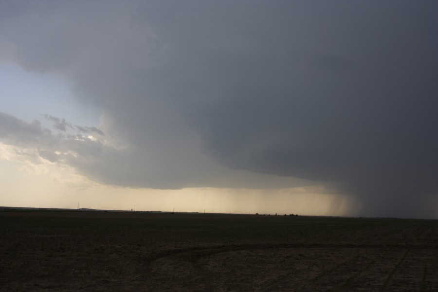 cumulonimbus thunderstorm_base : W of WaKeeney, Kansas, USA   22 May 2007