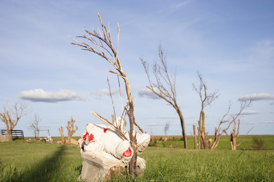 disasters storm_damage : near Greensburg, Kansas, USA   24 May 2007