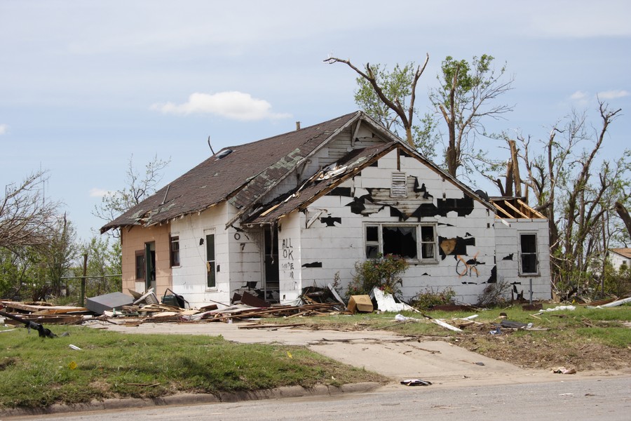 disasters storm_damage : Greensburg, Kansas, USA   25 May 2007