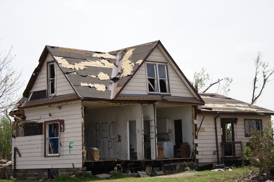 disasters storm_damage : Greensburg, Kansas, USA   25 May 2007