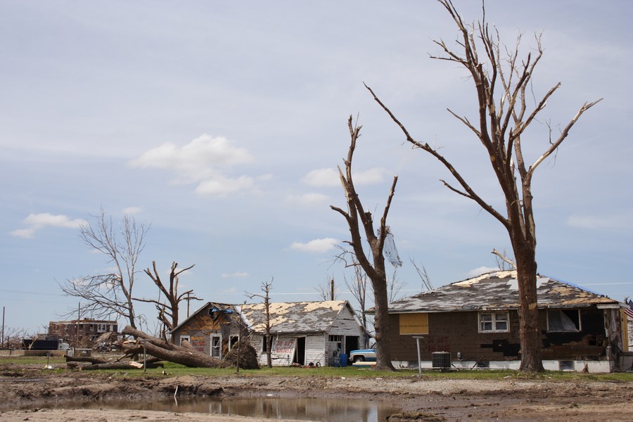 disasters storm_damage : Greensburg, Kansas, USA   25 May 2007