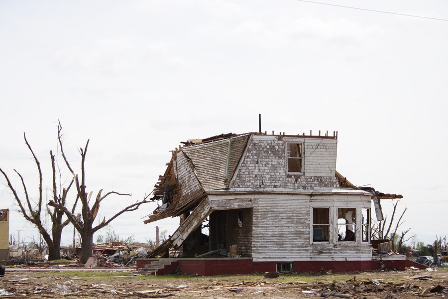 disasters storm_damage : Greensburg, Kansas, USA   25 May 2007