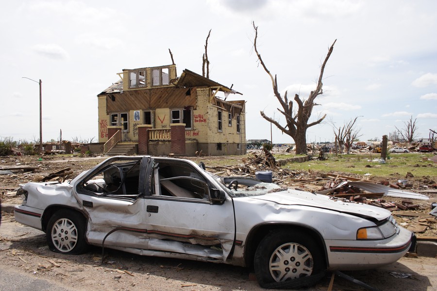 disasters storm_damage : Greensburg, Kansas, USA   25 May 2007