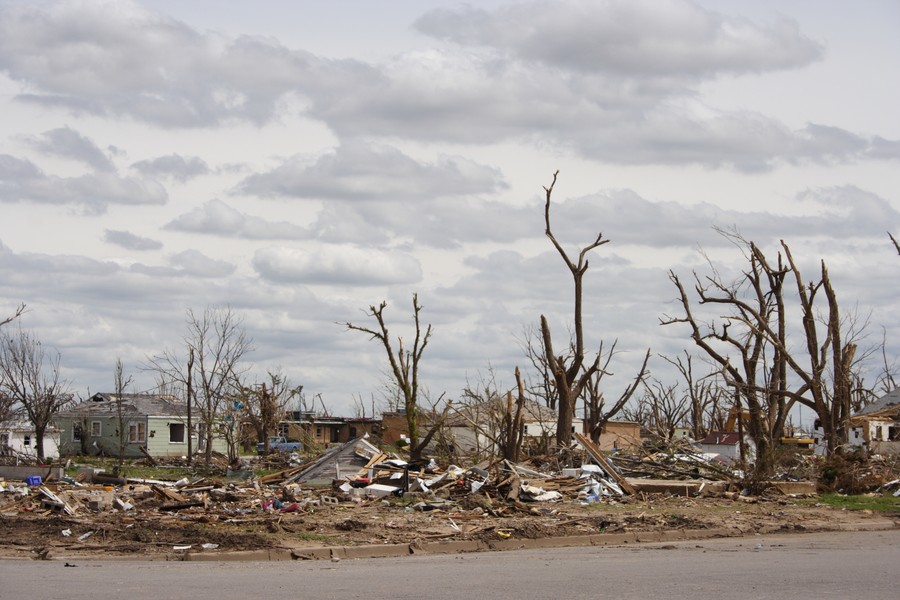 disasters storm_damage : Greensburg, Kansas, USA   25 May 2007