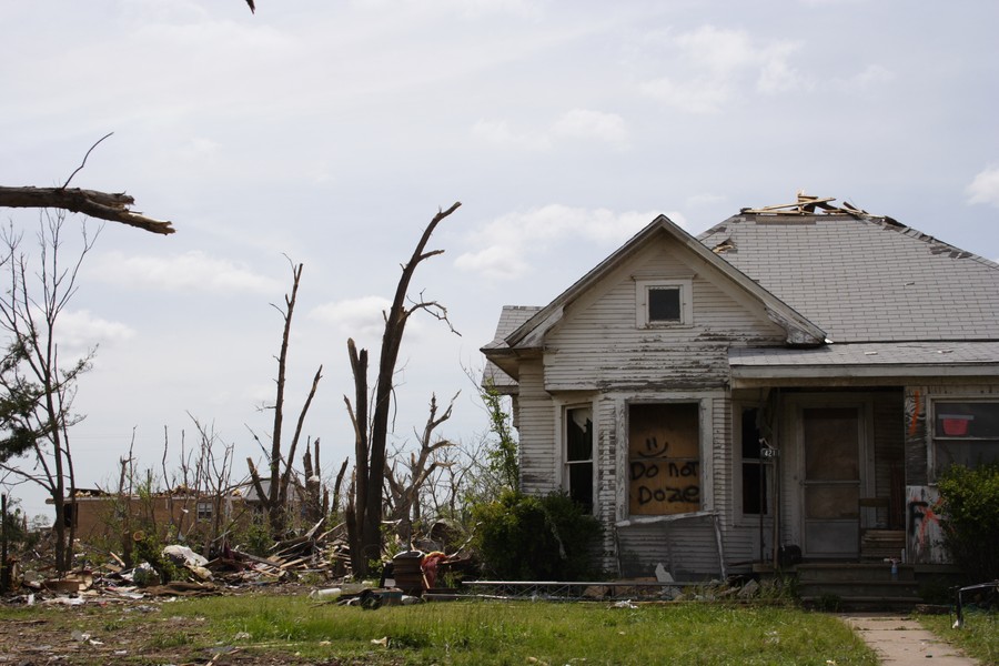 disasters storm_damage : Greensburg, Kansas, USA   25 May 2007