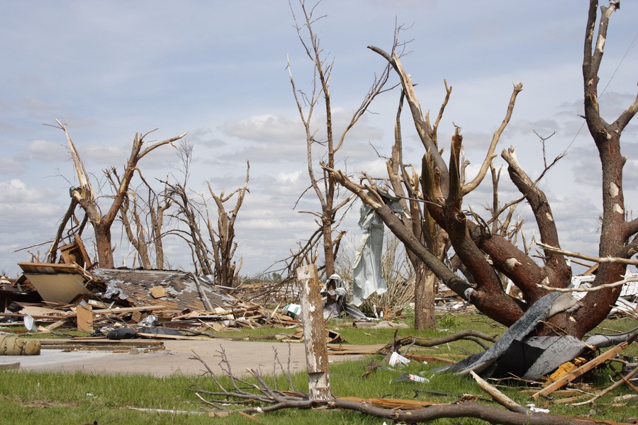 disasters storm_damage : Greensburg, Kansas, USA   25 May 2007