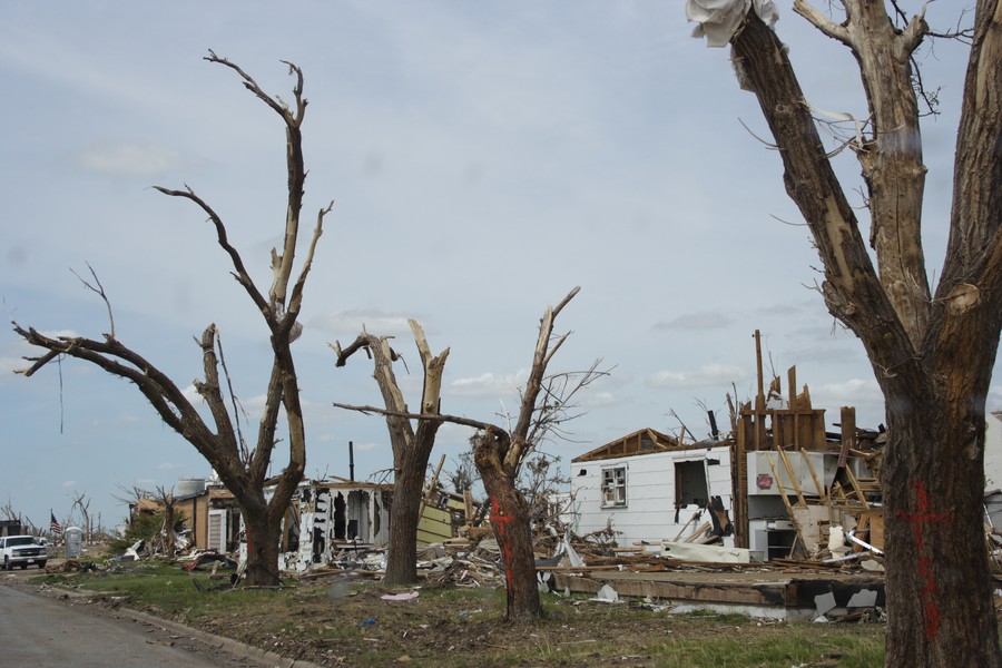 disasters storm_damage : Greensburg, Kansas, USA   25 May 2007