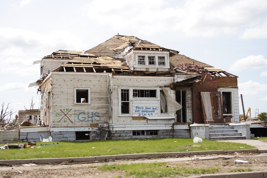 disasters storm_damage : Greensburg, Kansas, USA   25 May 2007