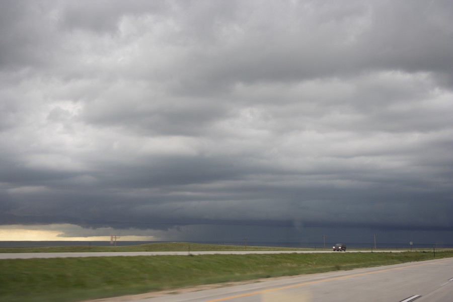 shelfcloud shelf_cloud : E of Limon, Colorado, USA   29 May 2007