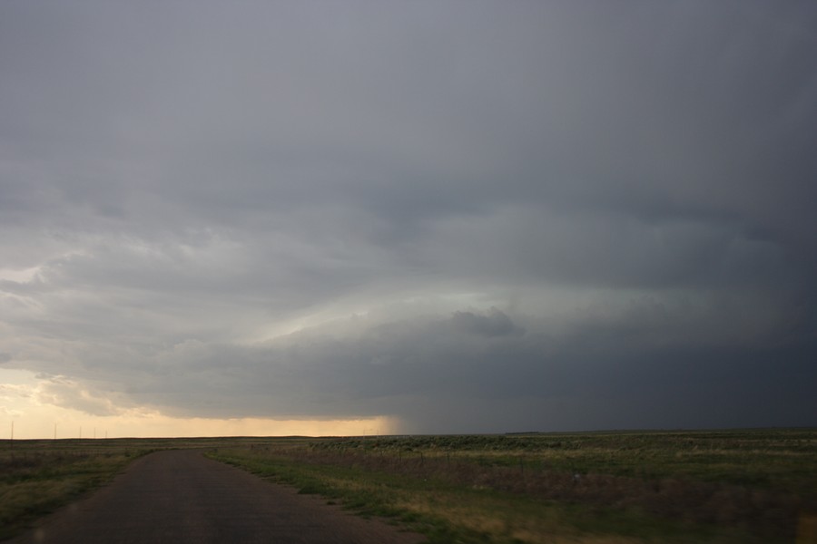 cumulonimbus supercell_thunderstorm : ESE of Campo, Colorado, USA   31 May 2007