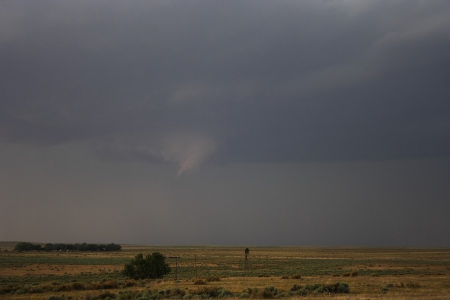 cumulonimbus thunderstorm_base : ESE of Campo, Colorado, USA   31 May 2007