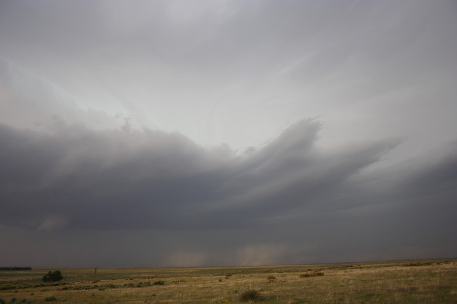 cumulonimbus supercell_thunderstorm : ESE of Campo, Colorado, USA   31 May 2007