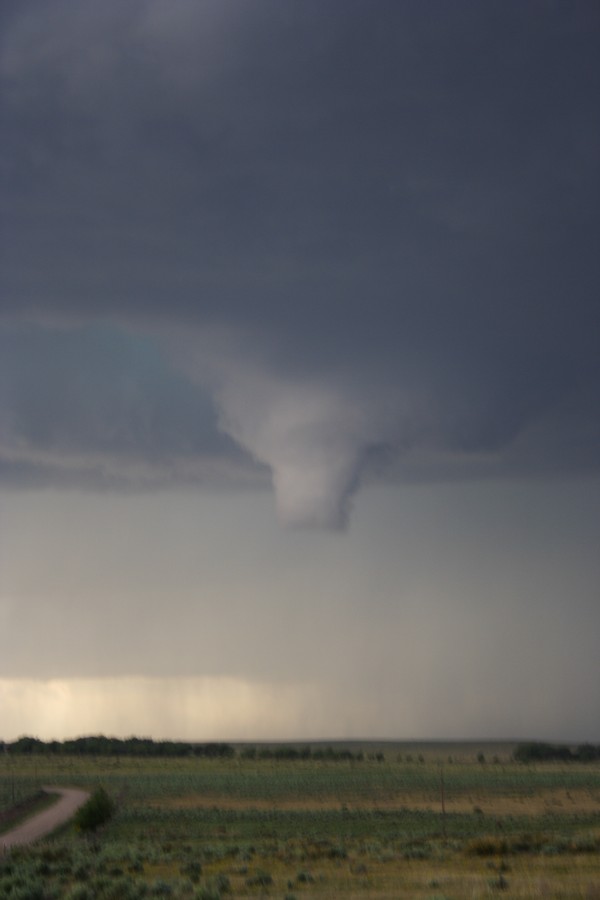 cumulonimbus thunderstorm_base : ESE of Campo, Colorado, USA   31 May 2007