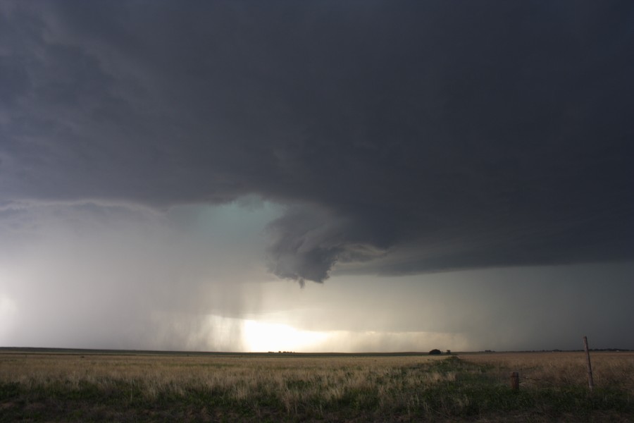 cumulonimbus supercell_thunderstorm : ESE of Campo, Colorado, USA   31 May 2007