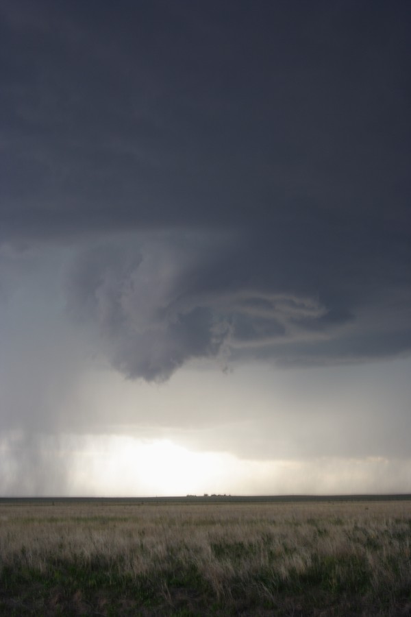 cumulonimbus thunderstorm_base : ESE of Campo, Colorado, USA   31 May 2007