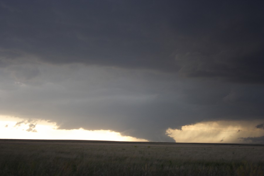 wallcloud thunderstorm_wall_cloud : E of Keyes, Oklahoma, USA   31 May 2007