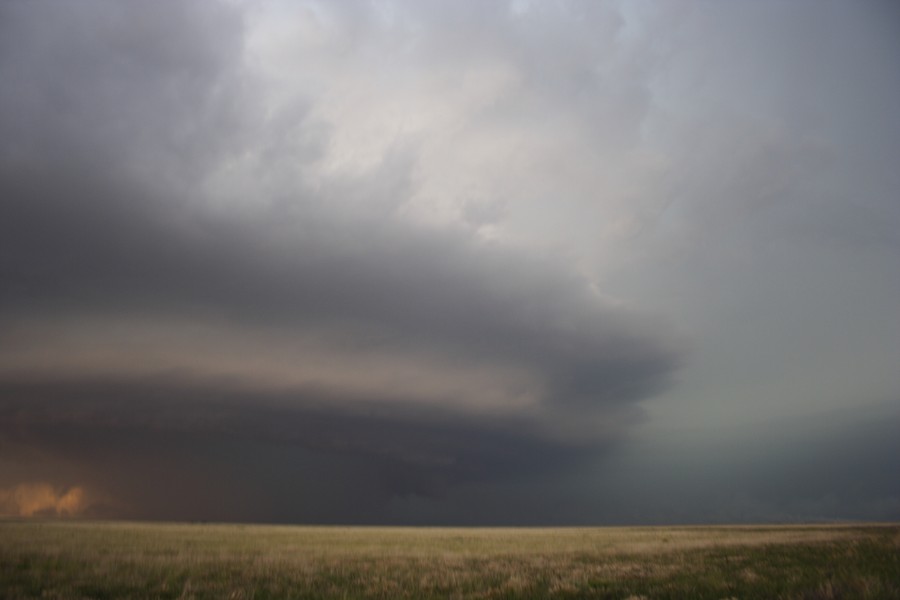 wallcloud thunderstorm_wall_cloud : E of Keyes, Oklahoma, USA   31 May 2007