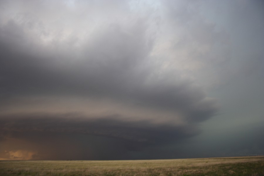 wallcloud thunderstorm_wall_cloud : E of Keyes, Oklahoma, USA   31 May 2007