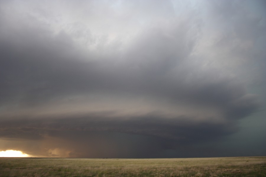 wallcloud thunderstorm_wall_cloud : E of Keyes, Oklahoma, USA   31 May 2007