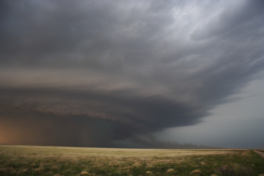 shelfcloud shelf_cloud : E of Keyes, Oklahoma, USA   31 May 2007