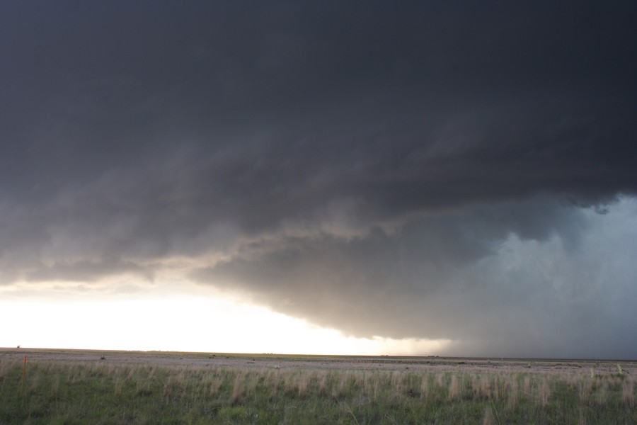 cumulonimbus thunderstorm_base : W of Guyman, Oklahoma, USA   31 May 2007