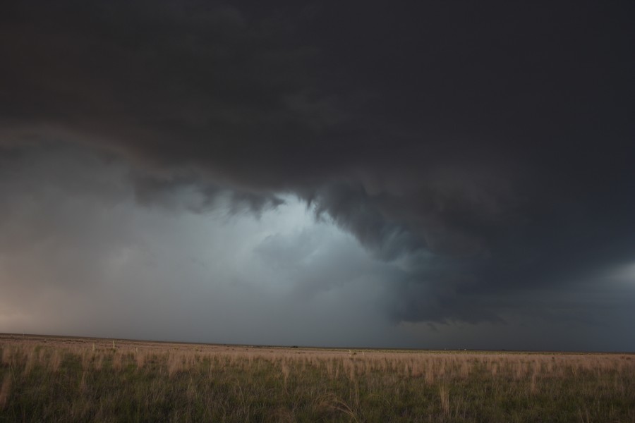 cumulonimbus supercell_thunderstorm : W of Guyman, Oklahoma, USA   31 May 2007