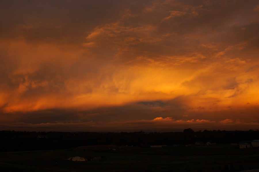 sunset sunset_pictures : Schofields, NSW   15 June 2007